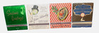 Vintage Giant Feature Match Book Lot Whiskey Santa White Seal Top Hat Lot Of  4 