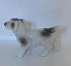 Vintage Made In Japan Mini Hound Dog Pup Miniature Ceramic Figurine
