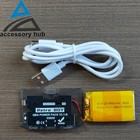 Clear Black For Game Boy Advance Gba Rechargeable Battery Usb-c 1800 Mah 3 7 V