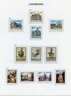 Luxembourg Xvi  3 Pages Of Mnh Stamps  1989-1990