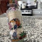 Vintage Coca-cola Bottle 2010 Stained Glass From Aruba Collection W  Parrot sand