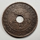 1910 Belgian Congo 2 Two Centimes - Copper Coin - Belgium - World Coin