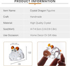 2 5inch   hippopotamus For Christmas   crystal Hippo Figurine Collectibles            