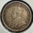 1914 Canada Silver 10 Cents Dime Semi Key Date Nice Shape 