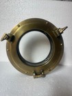 12  Vintage Brass Nautical Porthole Window Ship Marine Boat Round Glass Hatch
