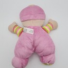 Fisher Price Pink Blond My First 1st Baby Rattle Doll Plush 9  Stuffed Toy Lovey