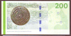 Denmark  200 Kroner  2016   Prefix B1    Gem Unc
