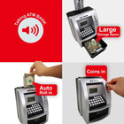 Toy Talking Atm Bank Atm Machine Savings Bank For Kids    works Like A Real One- D