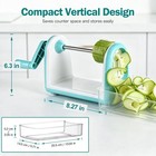 Zucchini Noodle Maker Spaghetti Spiralizer 5 Blades Vegetable Slicer Blue