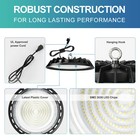 6pack 500w Led High Bay Light 6000k  Replace Hid metal Halide  75  Energy Saving