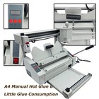 Heavy Duty Manual Hot Glue Book Perfect Binder W Indenter Precise Temp Control