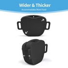 Upgraded Silicone Dog Treat Pouch With Training Clicker  Tighter Sealing To P   