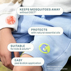 Cliganic Mosquito Repellent Stickers  90 Pack  - Positive Vibes Patches For Kids