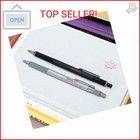Rotring 600 Ballpoint Pen  Medium Point  Black Ink  Silver Metal Barrel  Refilla