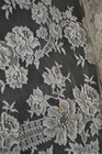 Antique Vintage Net Lace Yards Very Wide 36x179 White Finished Edges Original