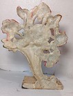 Hubley Flower Cast Iron Door Stop Painted Doorstop Office Home Decor