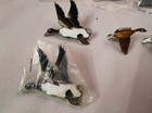 Vintage Mafco Enamel Hat Lapel Pin Lot Animal Racoon Rabbit Duck Turkey Squirrel
