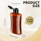 6 Pcs 3 4 Oz Travel Bottles Bulk Plastic Squeeze Empty Lotion Bottles With Flip