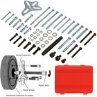 46pcs Harmonic Balancer Puller Tool Set Gear Pulley Steering Wheel Removal Us