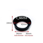2pcs Inner Dia  30mm Rubber Eye Guards For 29-31mm Microscope Telescope Eyepiece
