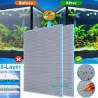 8-layer Aquarium Nano Filter Media Pad Cut To Fit For Fish Tank Canister Filter