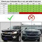 Front Grill Matte Black For 2015-20 Chevy Chevrolet Colorado Upper Grille Wt Lt