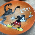 Pottery Barn Kids Disney Mickey Mouse Halloween Melamine Plates Set Of 4
