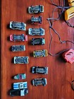 Afx Vintage Race Track With 11 Cars   3 Shells    Parts Plus Track Cleaner Truck