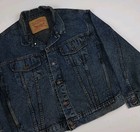 Vintage Levi s Acid Wash Denim Blue Jean Trucker Jacket Usa Rare 80s 90s Sz L