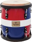 11 Inch  Tambora - Dominican Republic Flag Finish