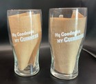 New 2 Guinness Toucan Glasses Rare 
