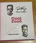 Signed By Robert Downey Jr Cool Food Iron Man Autographed Hardcover Book