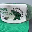 Vintage Trucker Hat Cap Snap Back Green Pineville Mine 90s Y2k Mesh Coal Mining