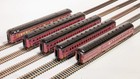 Broadway Limited Ho 9716 Reading Blue Mountain Rbmn Heavyweight Passenger Set