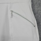 Emerald 18 Women s Golf Skort Extra Large White Stretch Front Zipped Pockets