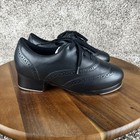 Size 6 5 W - Capezio Roxy Tap Women s Professional Dance Shoes Black Leather