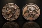 Matron Coronet Head Design With Eagle Rare Id57651a