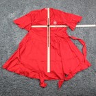 The Delta Box Dress Womens Xl Red Wrap Sorority Robe Delta Sigma Theta