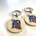 1994 Detroit Tigers Keychain Mlb Lot Of 2 Baseball Vintage