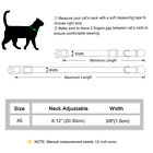 Personalized Embroidered Nylon Cat Id Collars With Bell Custom Pet Name   Number