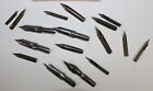Vintage Calligraphy Dip Ink Nib Pen Mixed Lot Of 17