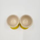 Le Creuset Egg Cups Soleil Yellow Set Of 2 New