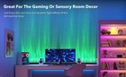 33  Ocean Wave Led Wall Lights Rgbw Dimmable Wall Lamp Remote Modern Art Decor