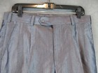 High Society Pants Mens Blue Pinstripe Black Monday Don Cheadle Tv Prop Coa