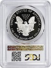 1995-p American Silver Eagle Dollar Pr70dcam Pcgs Proof 70 Deep Cameo