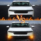 2pcs Led Front Bumper Fog Light Drl Turn Signal Lamp For Honda Accord 2023-2024