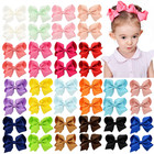 40pcs 4 5 Inch Hair Bows For Girls Grosgrain Ribbon Toddler Hair Accessories
