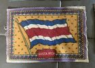 Vintage 1900s Tobacco Cigar Box Felt Flannels World Flags Lot Of 9