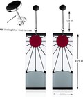 925 Sterling Silver Tanjiro Earrings anime Cosplay Black Earrings E1 