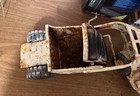 Rare White Nylint Elevated Scraper Earth Mover Vintage Pressed Steel  Toy Patina